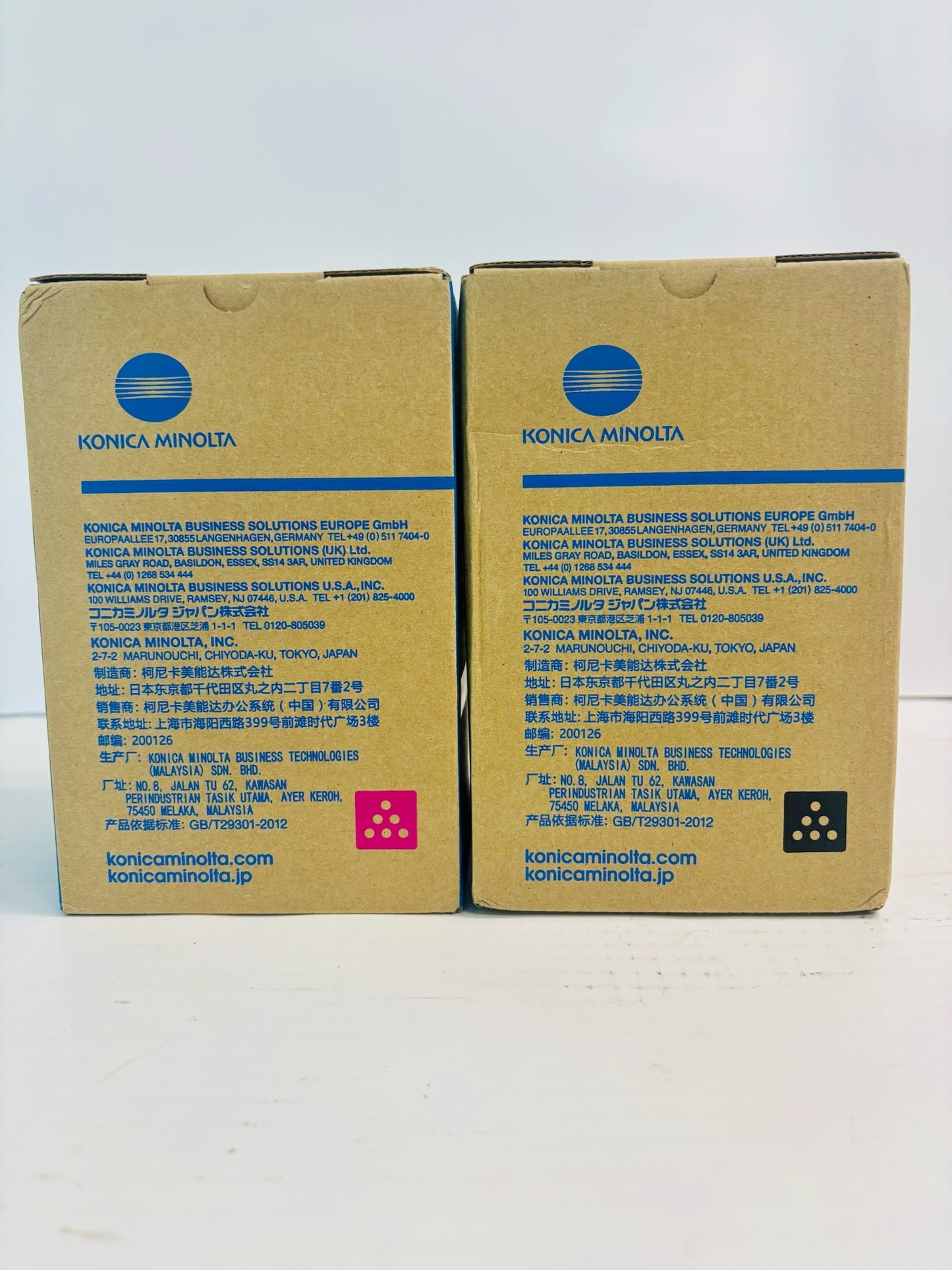 2 Genuine Konica Minolta BH C3350,C3351 Magenta & Black Toner TNP79MK