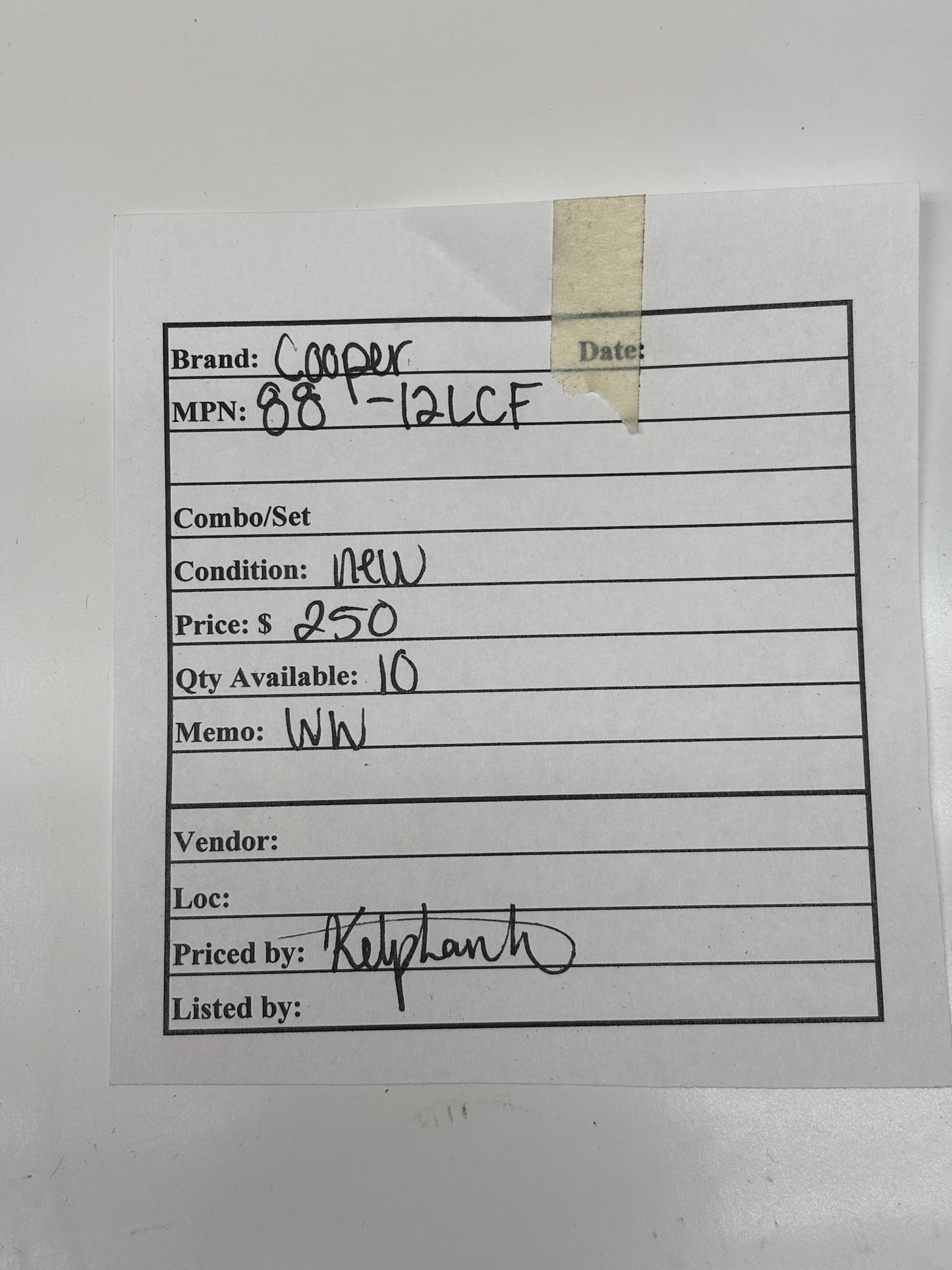 Cooper 88‑12LCF – 8″×8″ NEMA 12 Lay-In Wireway Cut-Off,Steel,ANSI 61 Gray Finish