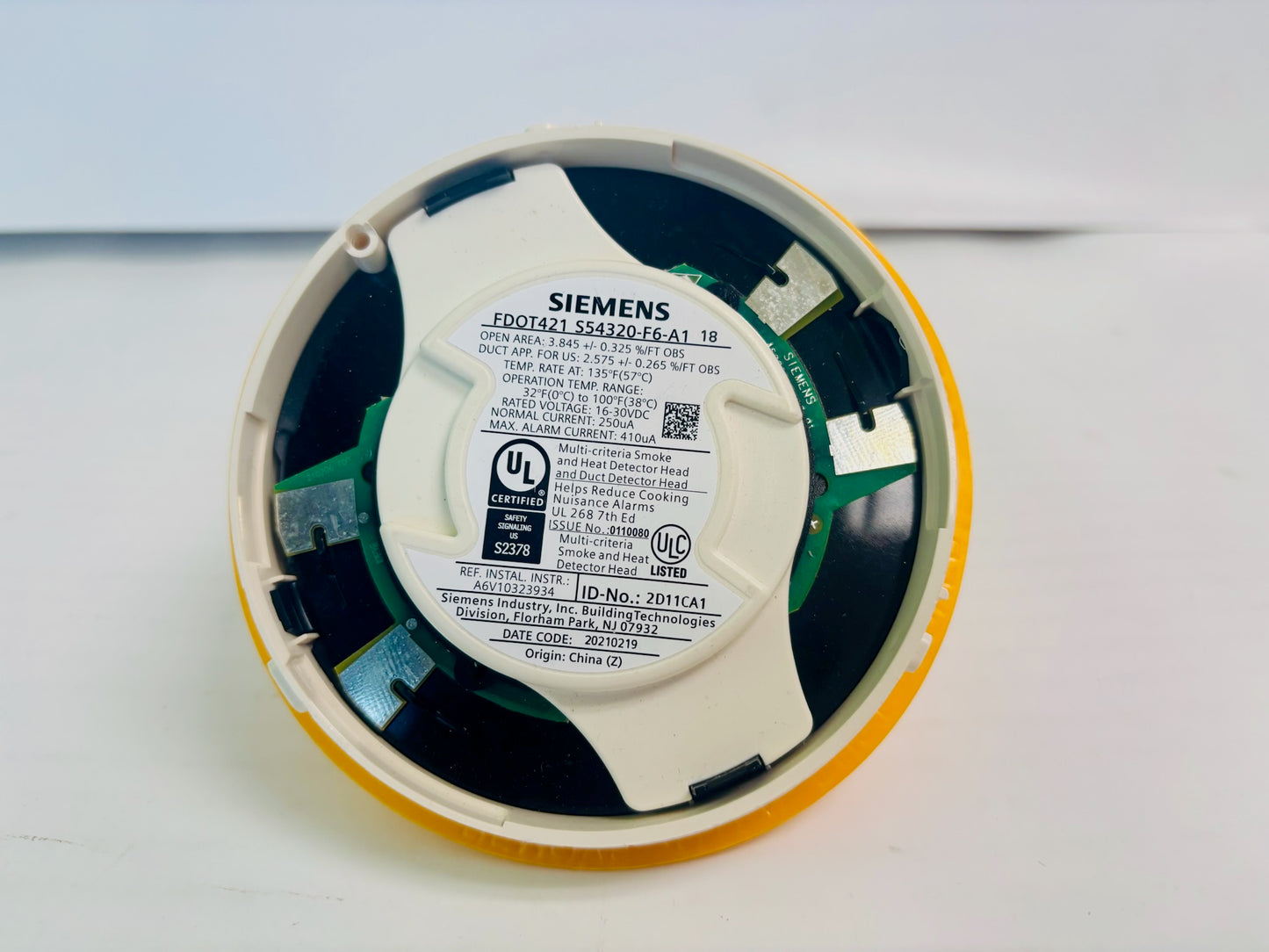 Siemens (FDOT421) Multi-Sensor Smoke Detector, Advanced Detection Technology