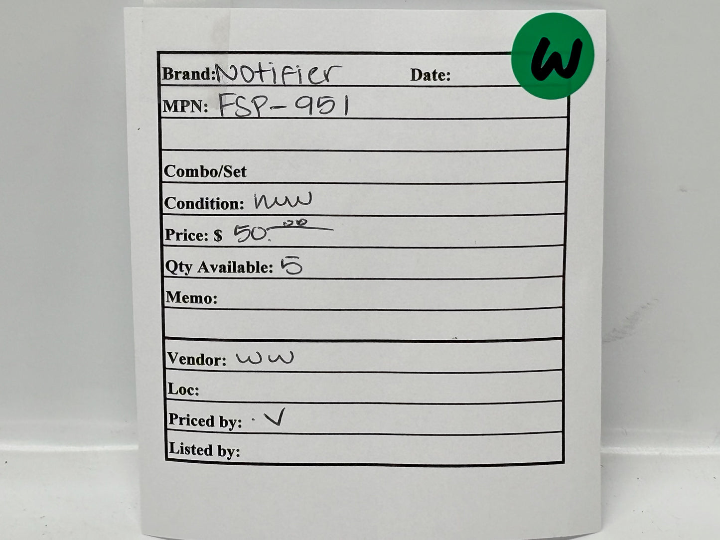 Notifier FSP‑951 Addressable Photoelectric Smoke Detector