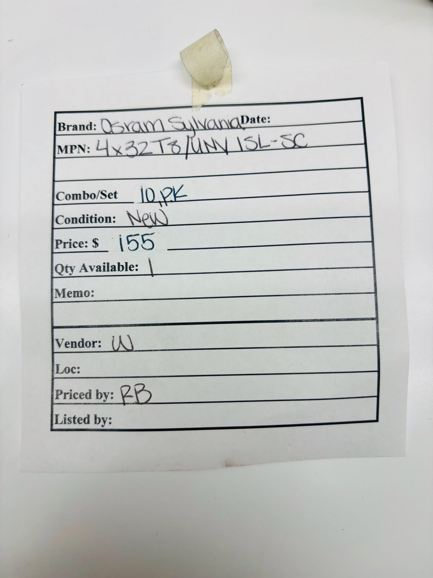 10 Pk Osram QHE 4X32T8/UNV ISL-SC-B Electronic Ballast for T8 Lamps