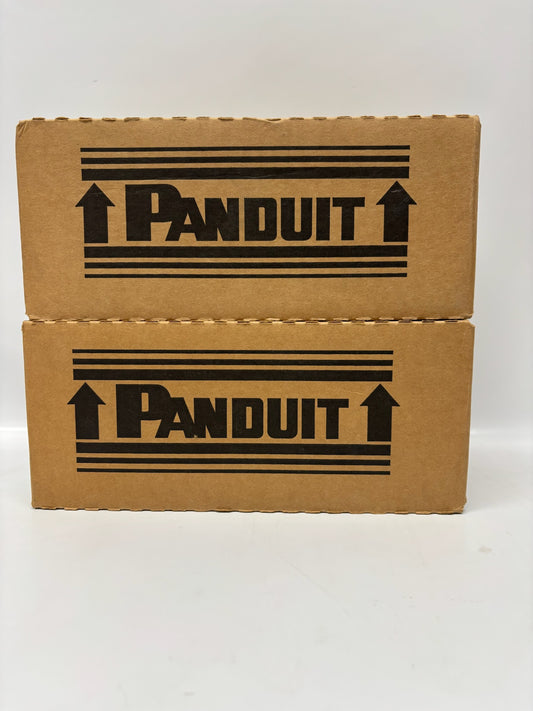 Panduit CFPE2EIY Single-Gang    2-Port Electric Ivory Faceplate – 16 Pack
