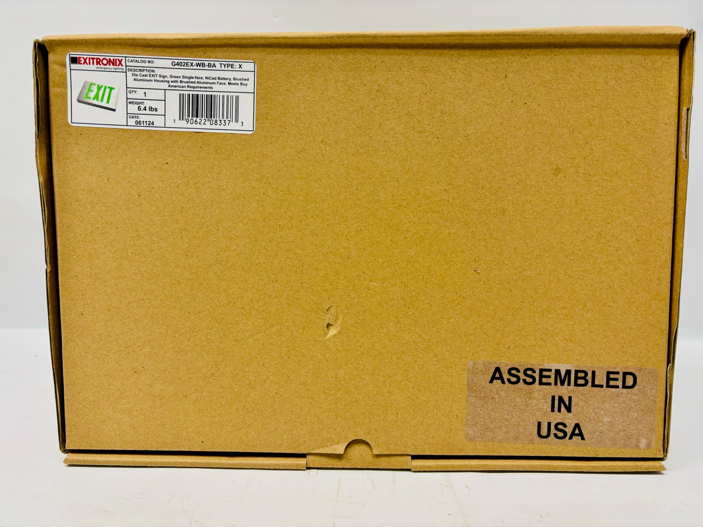 Exitronix G402EX‑WB‑BA LED Exit Sign