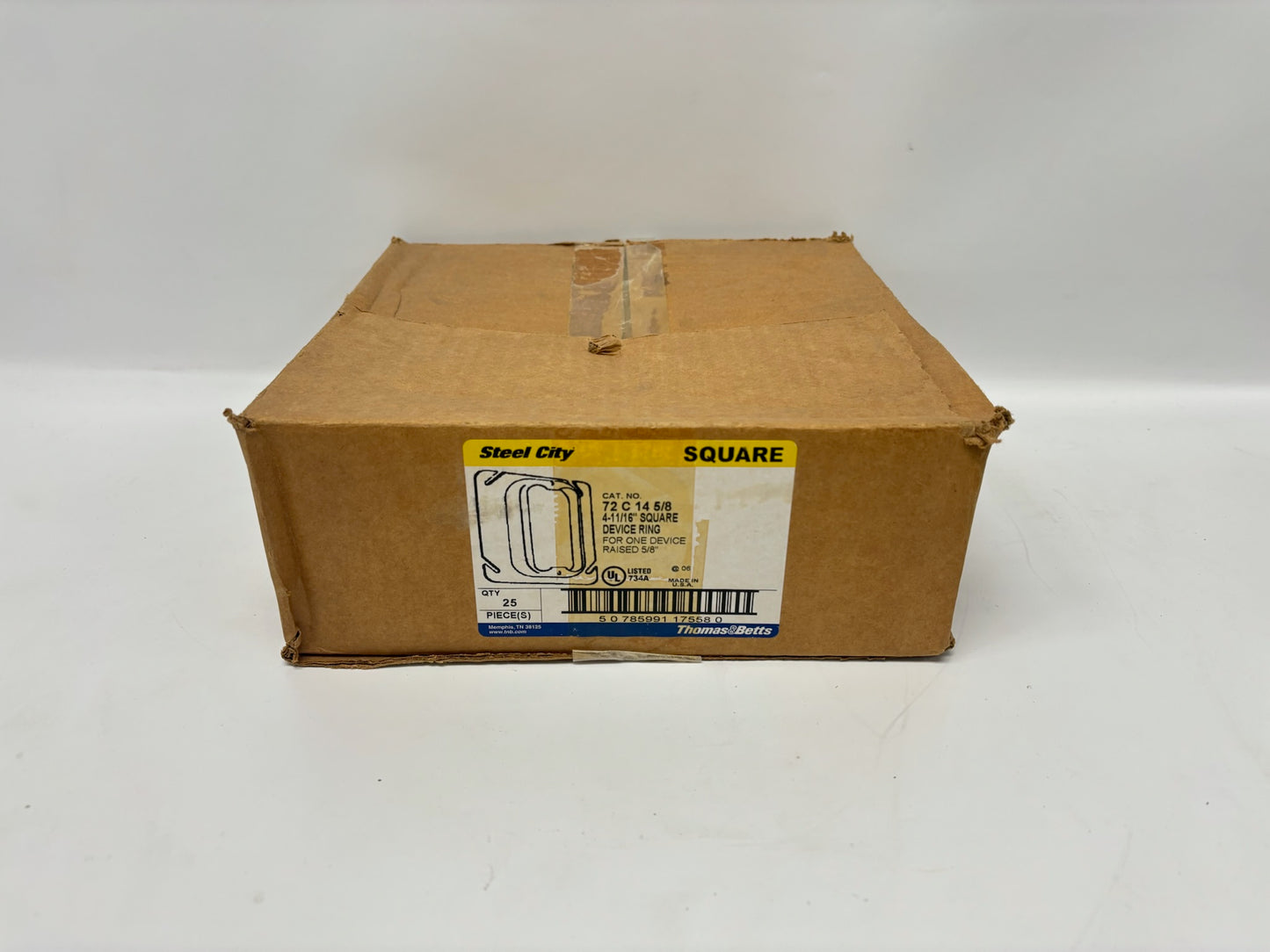 50 PK Steel City 72-C Electrical Box, 14 5/8" Junction Enclosure