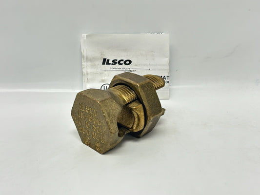 2 PK Ilsco IK-350 Split Bolt - Copper, Solid, 35 kV, Copper