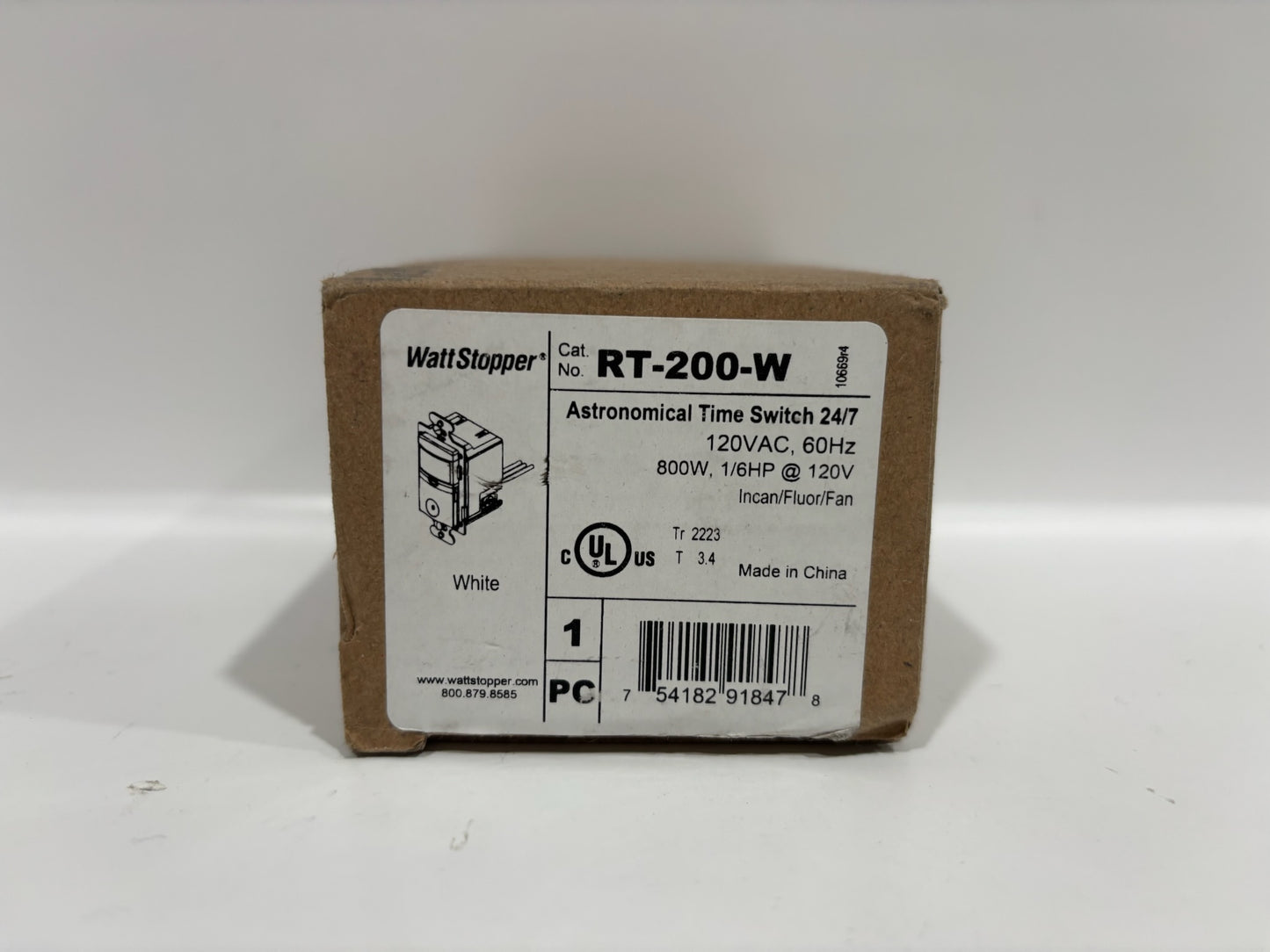 Legrand RT-200-W WattStopper Astronomical Time Switch  120VAC, 60 Hz