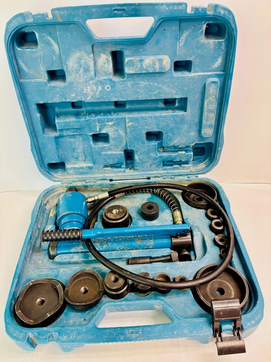 TEMCo TH0037 4" Hydraulic Knockout Punch Tool Kit (Local Pick Up)