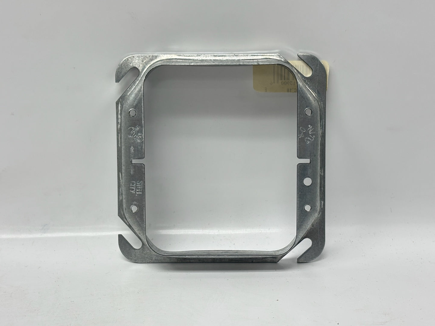 50 PK Steel City 52‑C‑18 4″ Square 2‑Gang Raised Device Cover