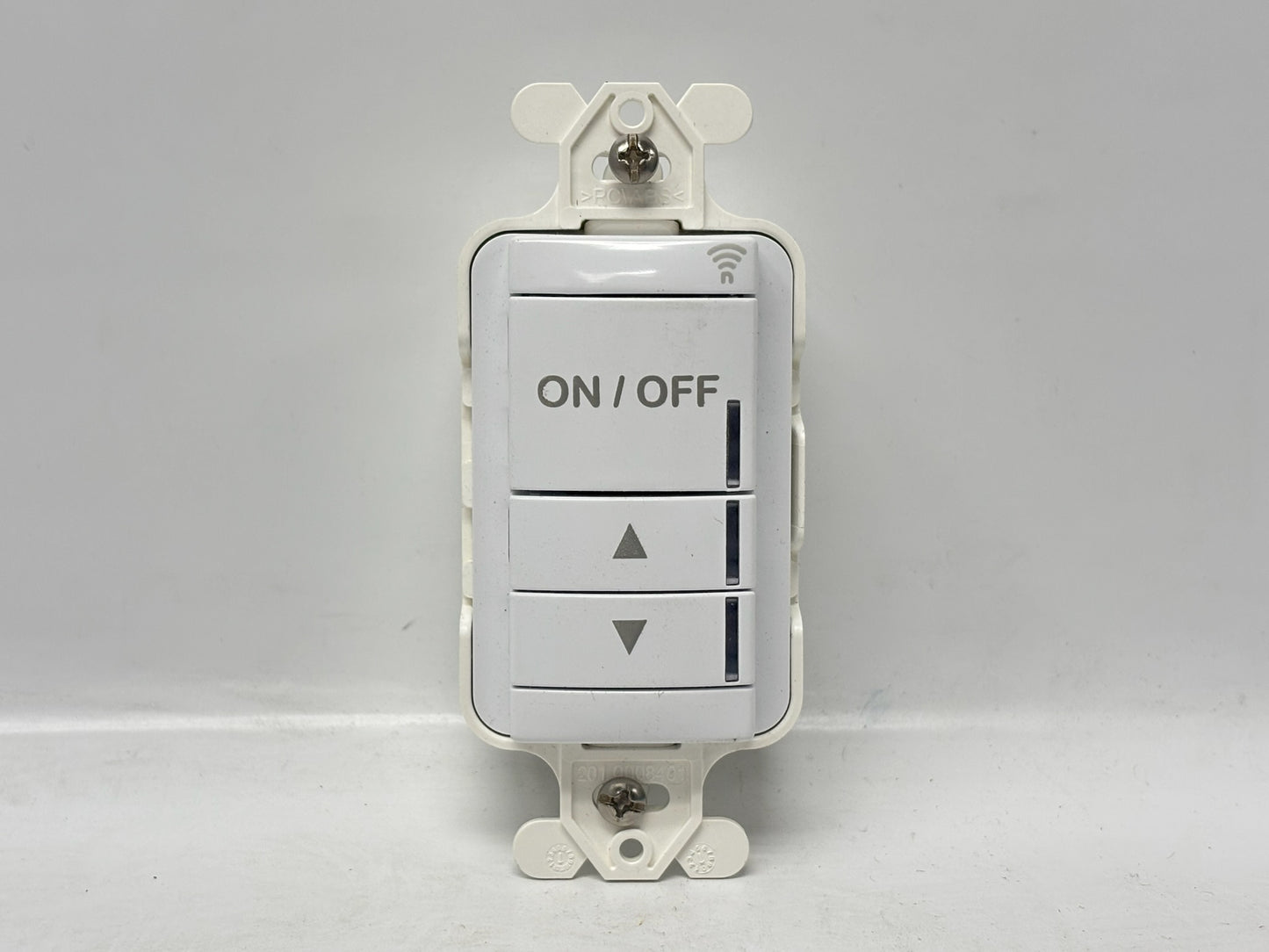 Acuity nLight rPODB‑DX‑WH‑G2 Wireless Wall Switch, White, Gen 2