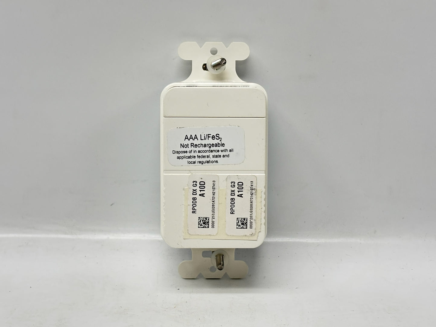 Acuity nLight rPODB‑DX‑WH‑G2 Wireless Wall Switch, White, Gen 2