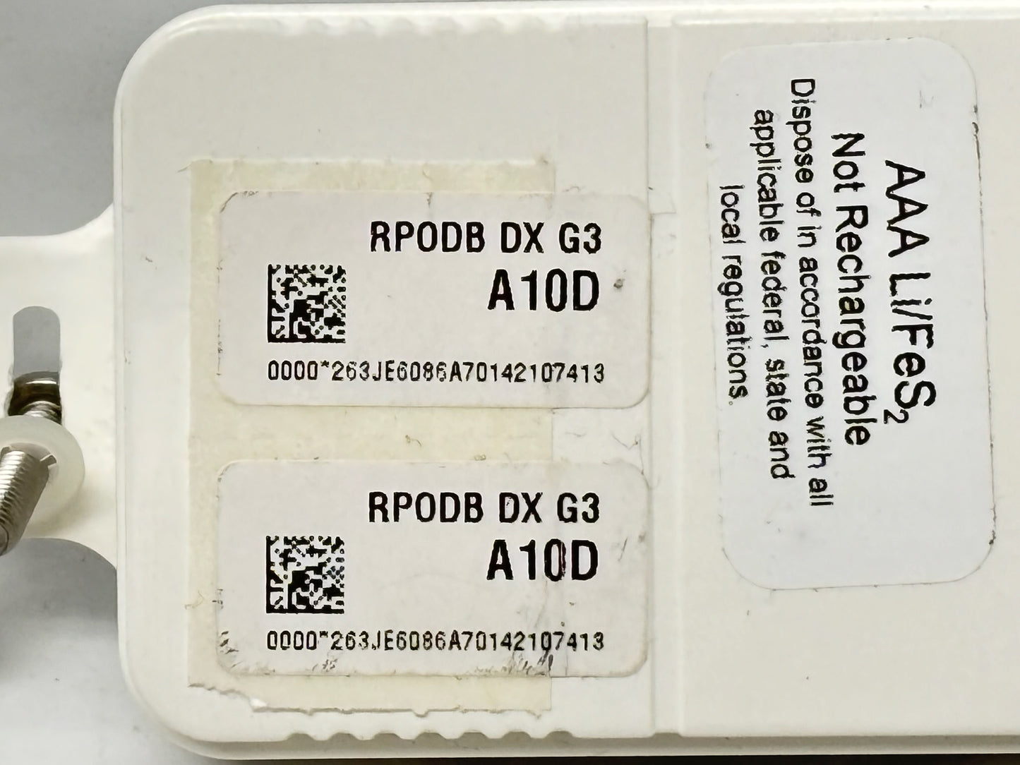 Acuity nLight rPODB‑DX‑WH‑G2 Wireless Wall Switch, White, Gen 2