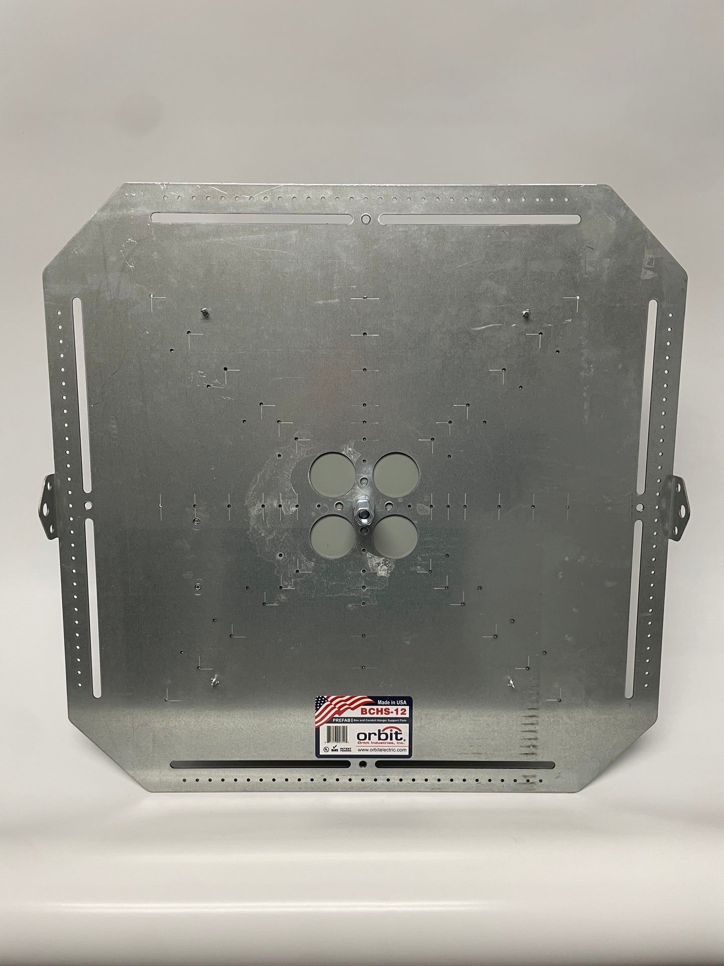 ORBIT 12126NK Nema T1 Screw Cover Enclosure without K.O. with BCHS-12 Centered Hanger