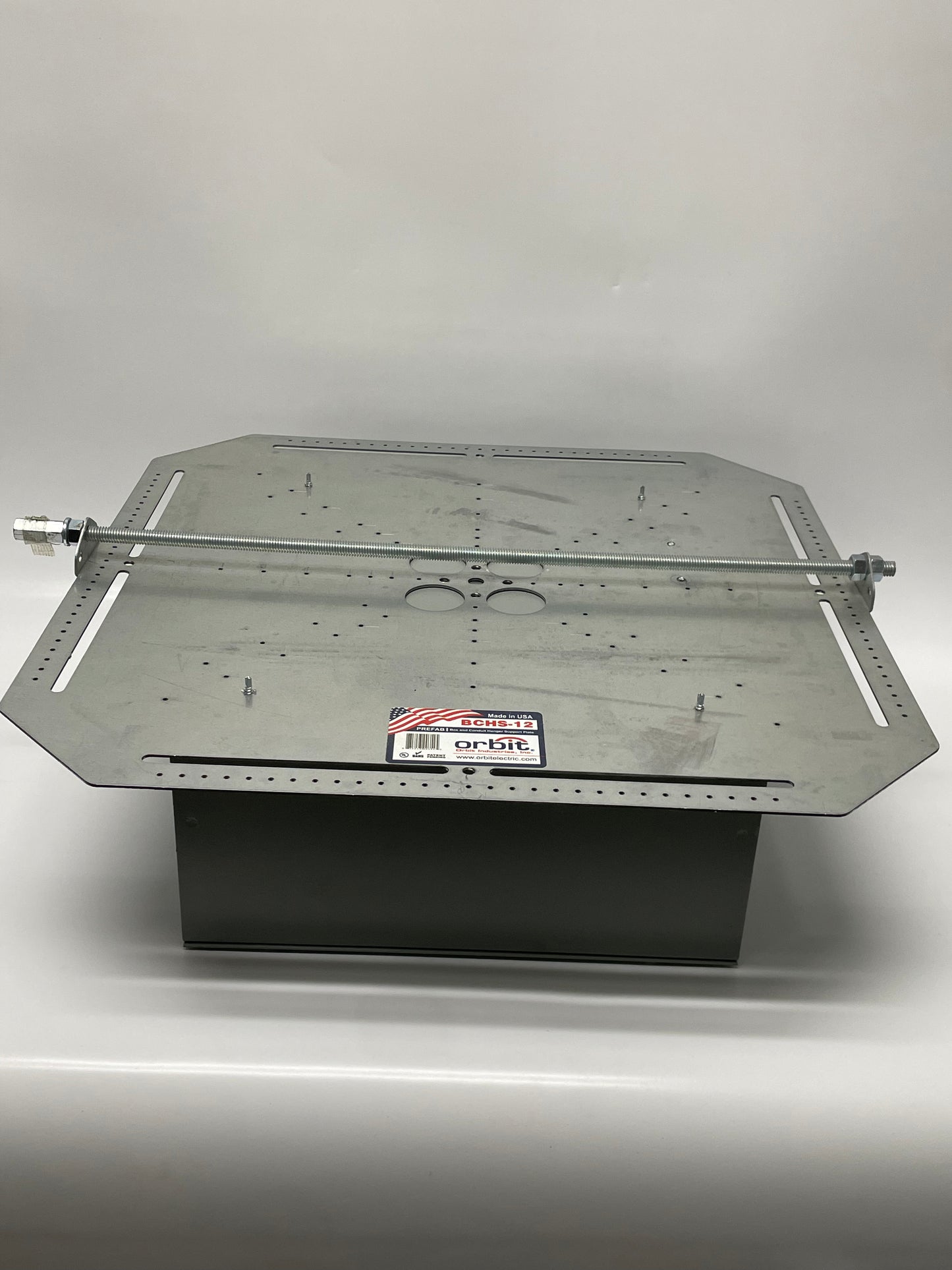 ORBIT 12126NK Nema T1 Screw Cover Enclosure No K.O. with BCHS-12 Horizontal Hanger
