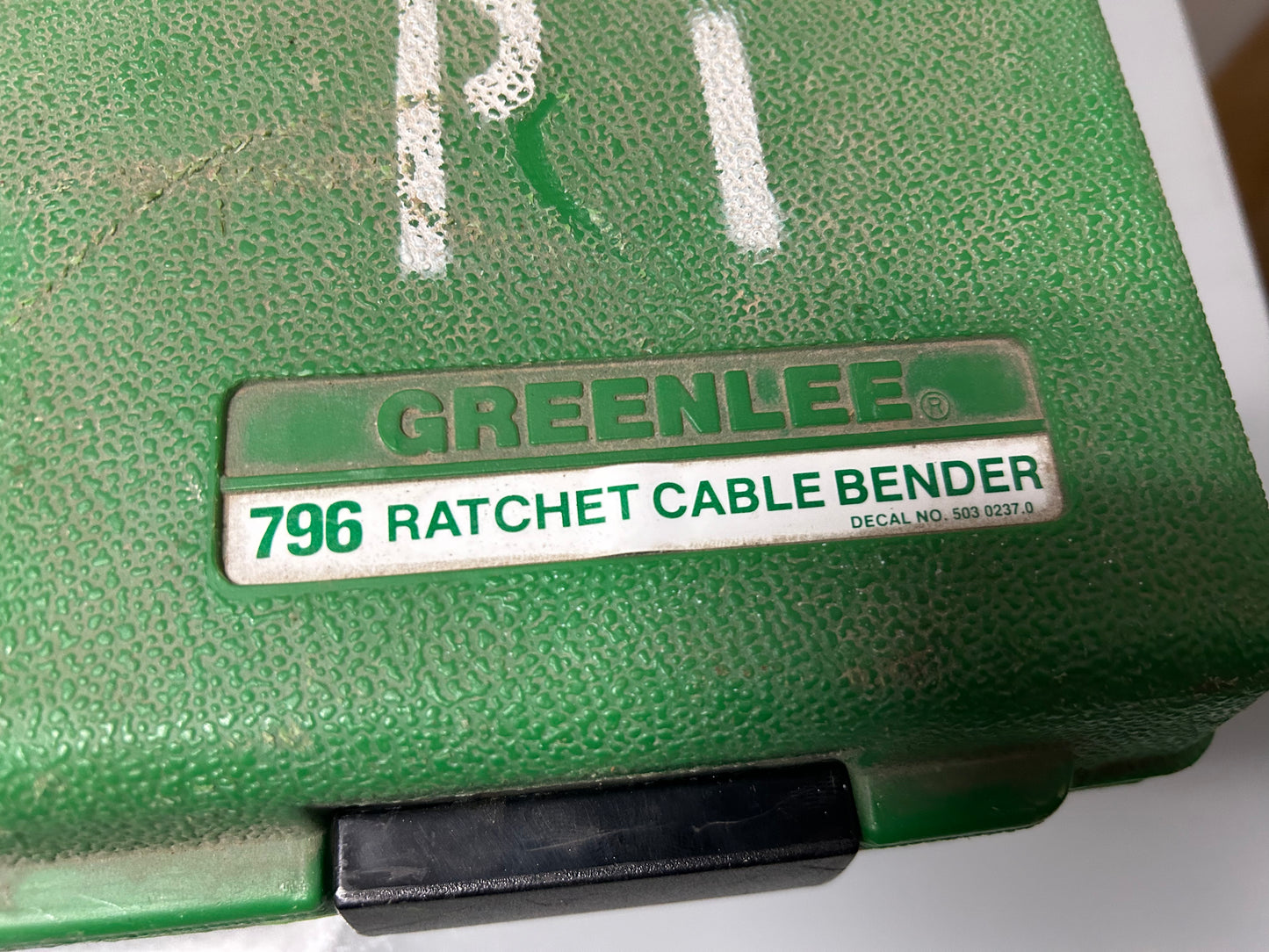 Greenlee 796 Ratchet Cable Bender Assembly *Used