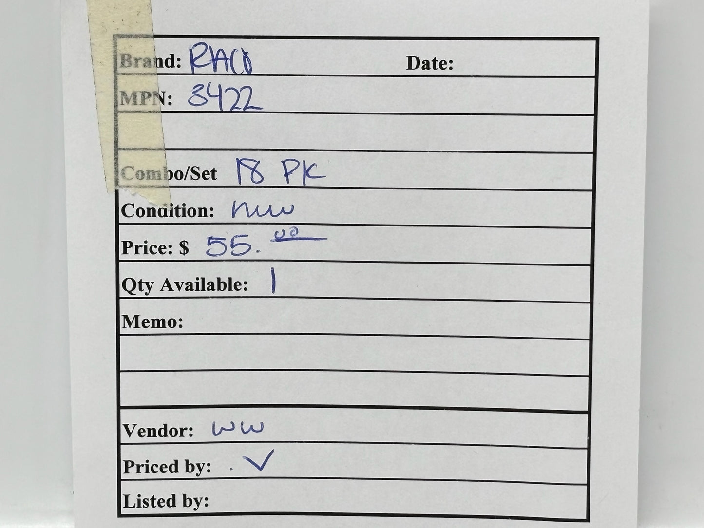 18 PK RACO 3422 ½" 90° Liquidtight Connector, Non‑Insulated