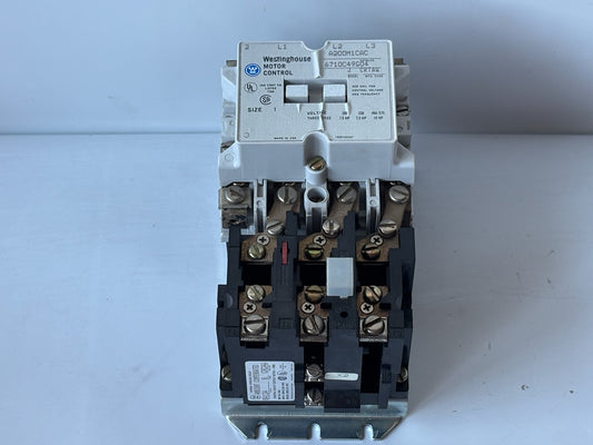 Westinghouse A200M1CAC Motor Starter Contactor 120V Coil Size 1