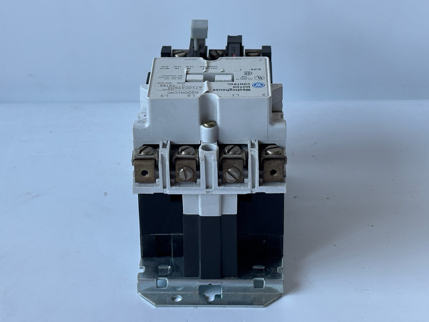Westinghouse A200M1CAC Motor Starter Contactor 120V Coil Size 1