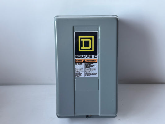 Square D 8502SAG12V02S Definite Purpose Contactor 3 Pole NEMA Size 00