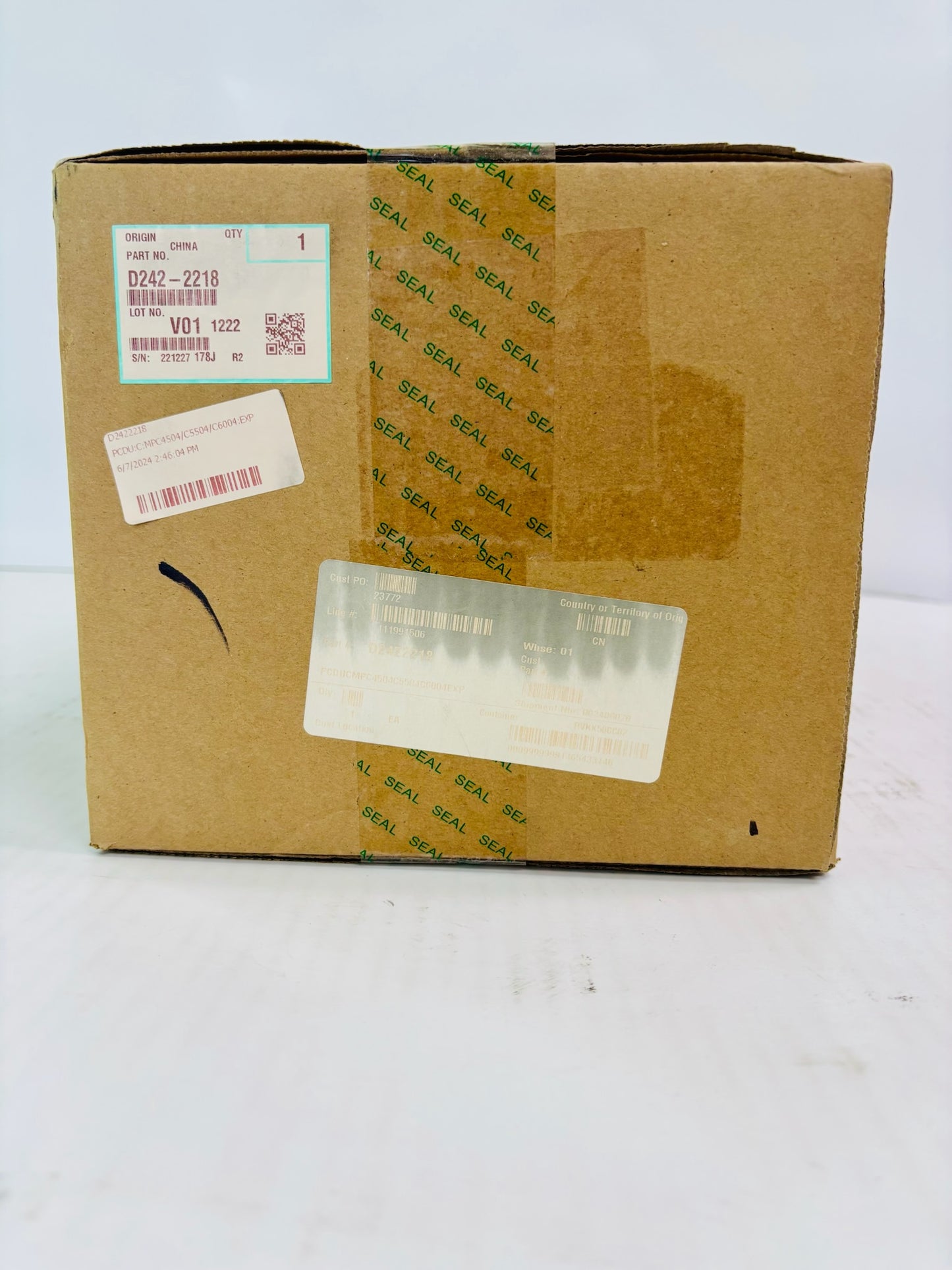 Genuine Ricoh MP C4504, C4504ex, C6004 Cyan Imaging Unit D242-2218, D2422218 C