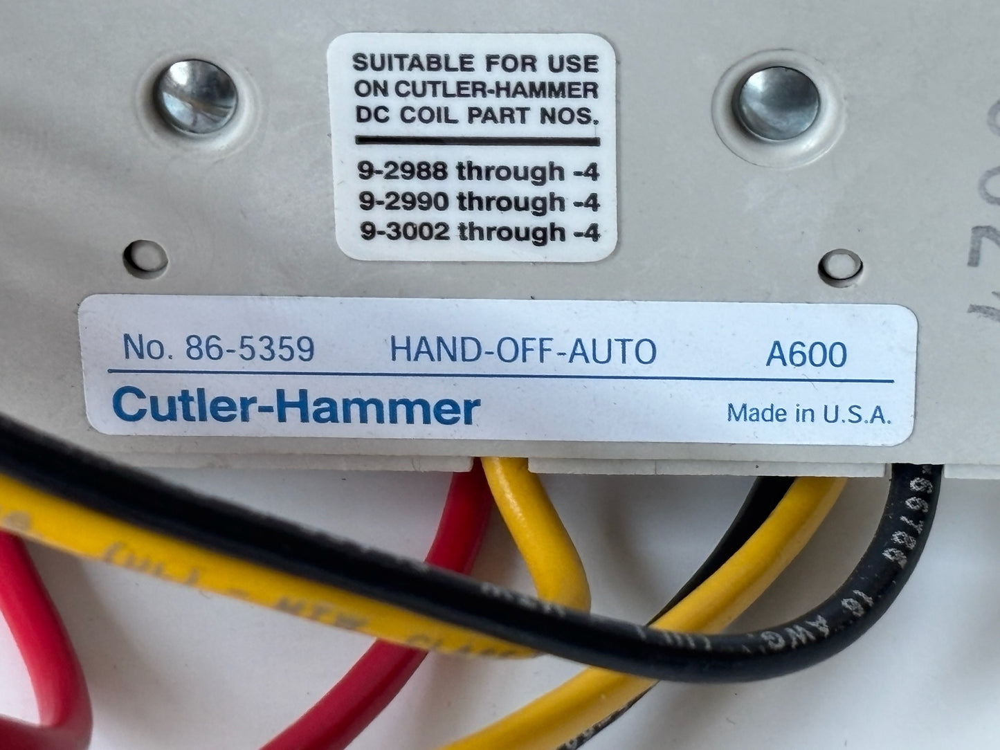 Cutler‑Hammer C400GK3 Cover Control Kit