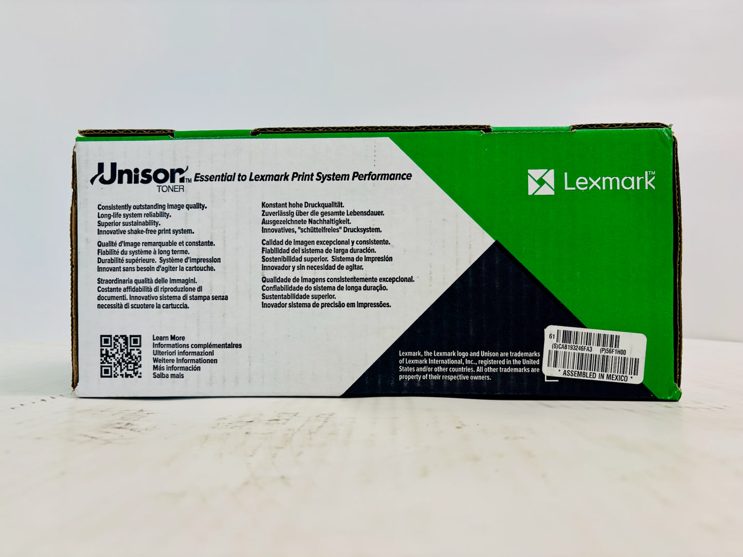Genuine Lexmark MS321dn, MS421dn, MS421dw Black High Yield Toner 56F1H00