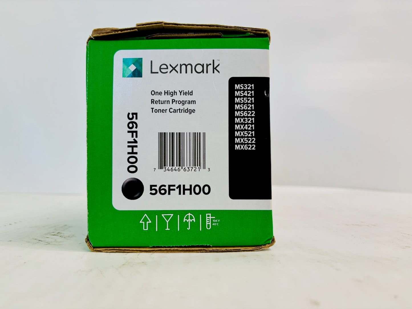 Genuine Lexmark MS321dn, MS421dn, MS421dw Black High Yield Toner 56F1H00