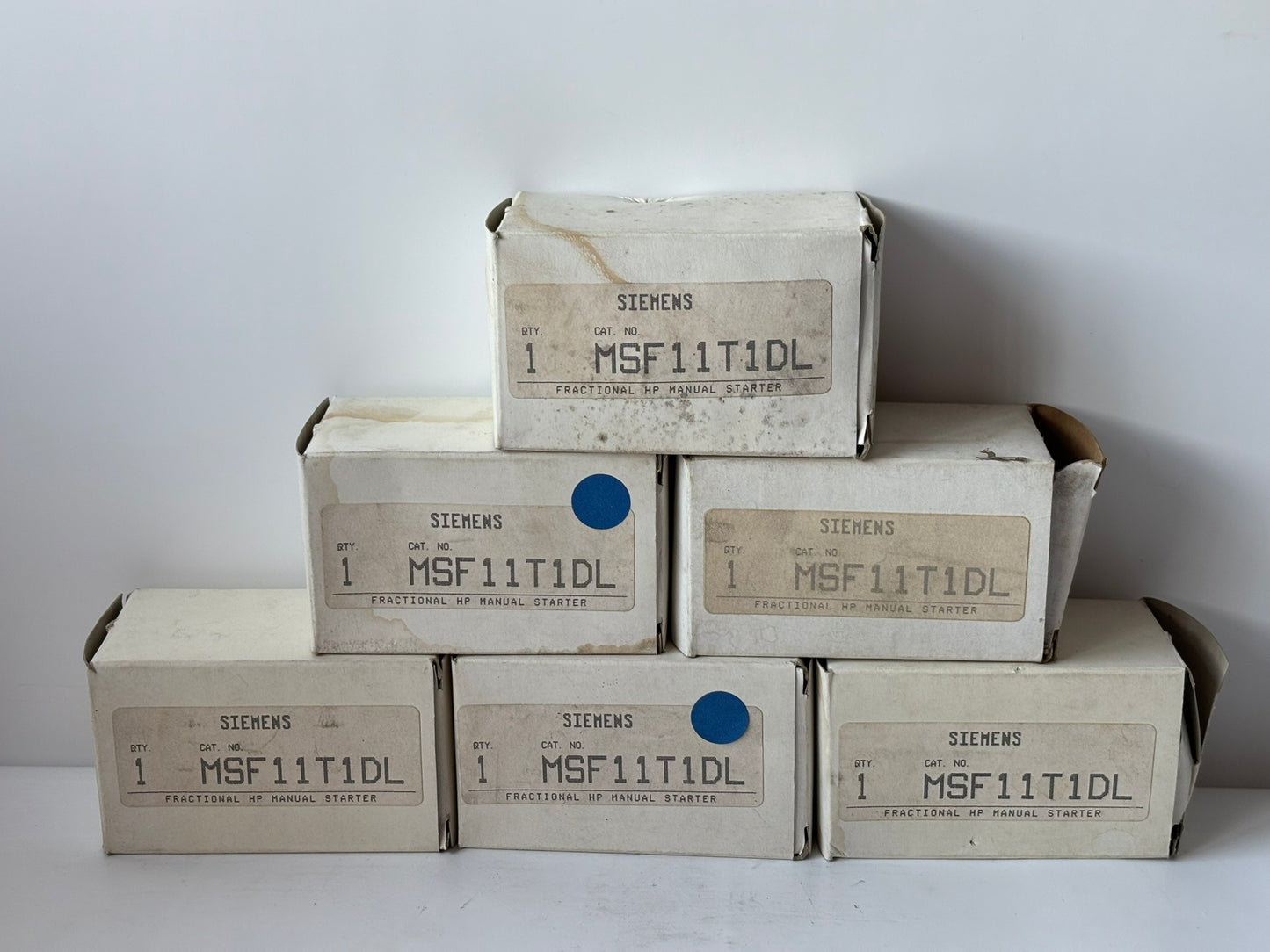 6 PK Siemens-Allis MSF11T1DL Manual Motor Starter Adjustable Overload