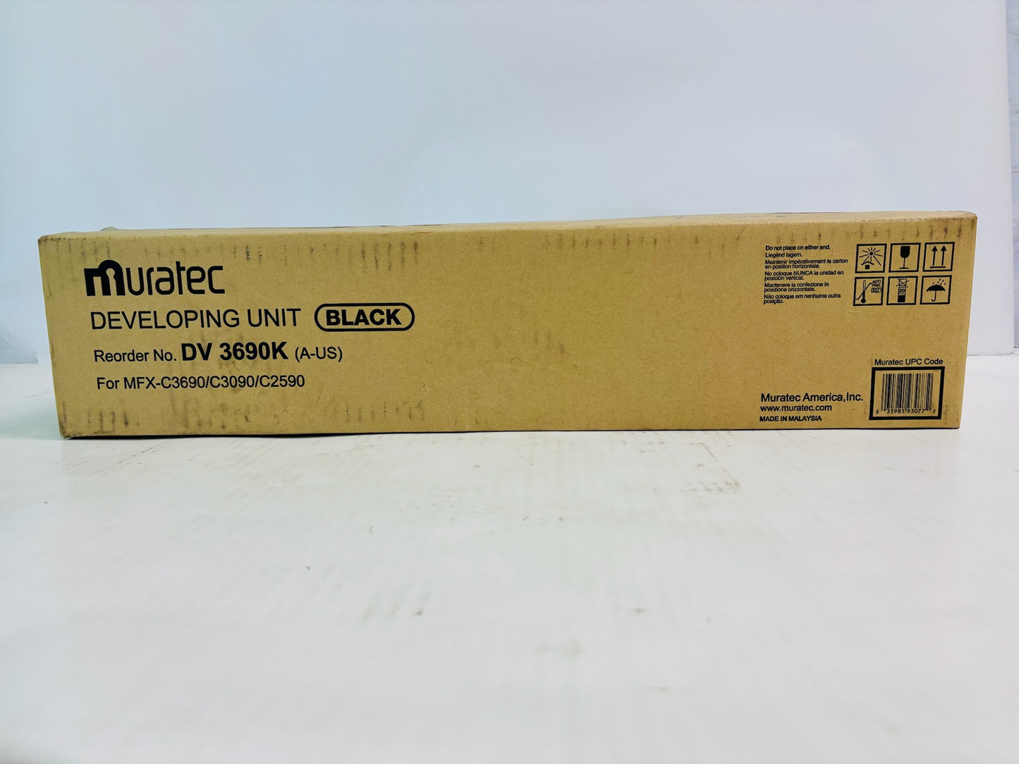 Genuine Muratec MFX-C3690, C3090, C2590 Black Developing Unit DV 3690K