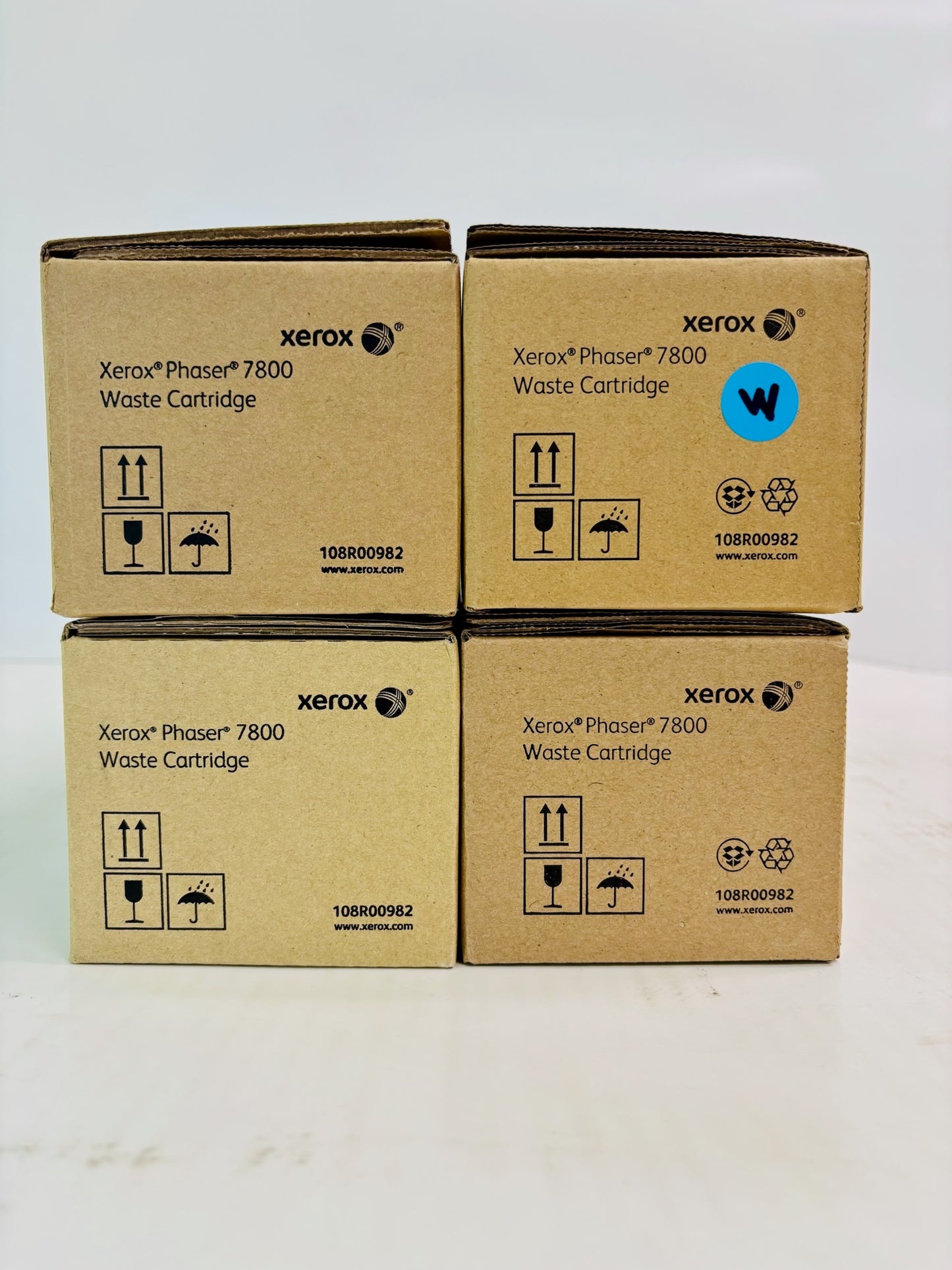 Lot Of 4 Genuine Xerox Phaser 7800 Waste Cartridge 108R00982