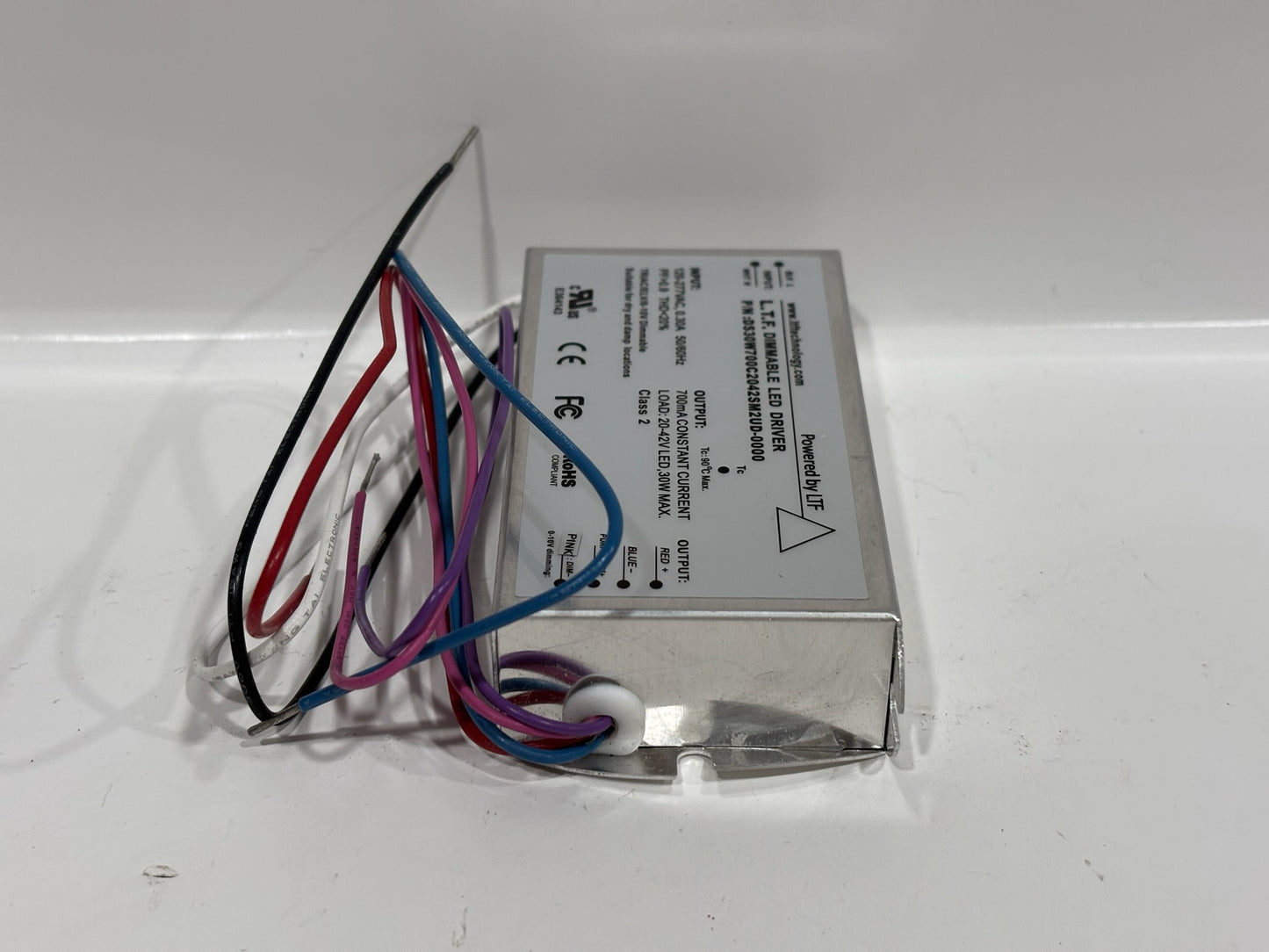LTF DS30W700C2042SM2UD-0000 Class 2 Dimmable Led Driver 20‑42V