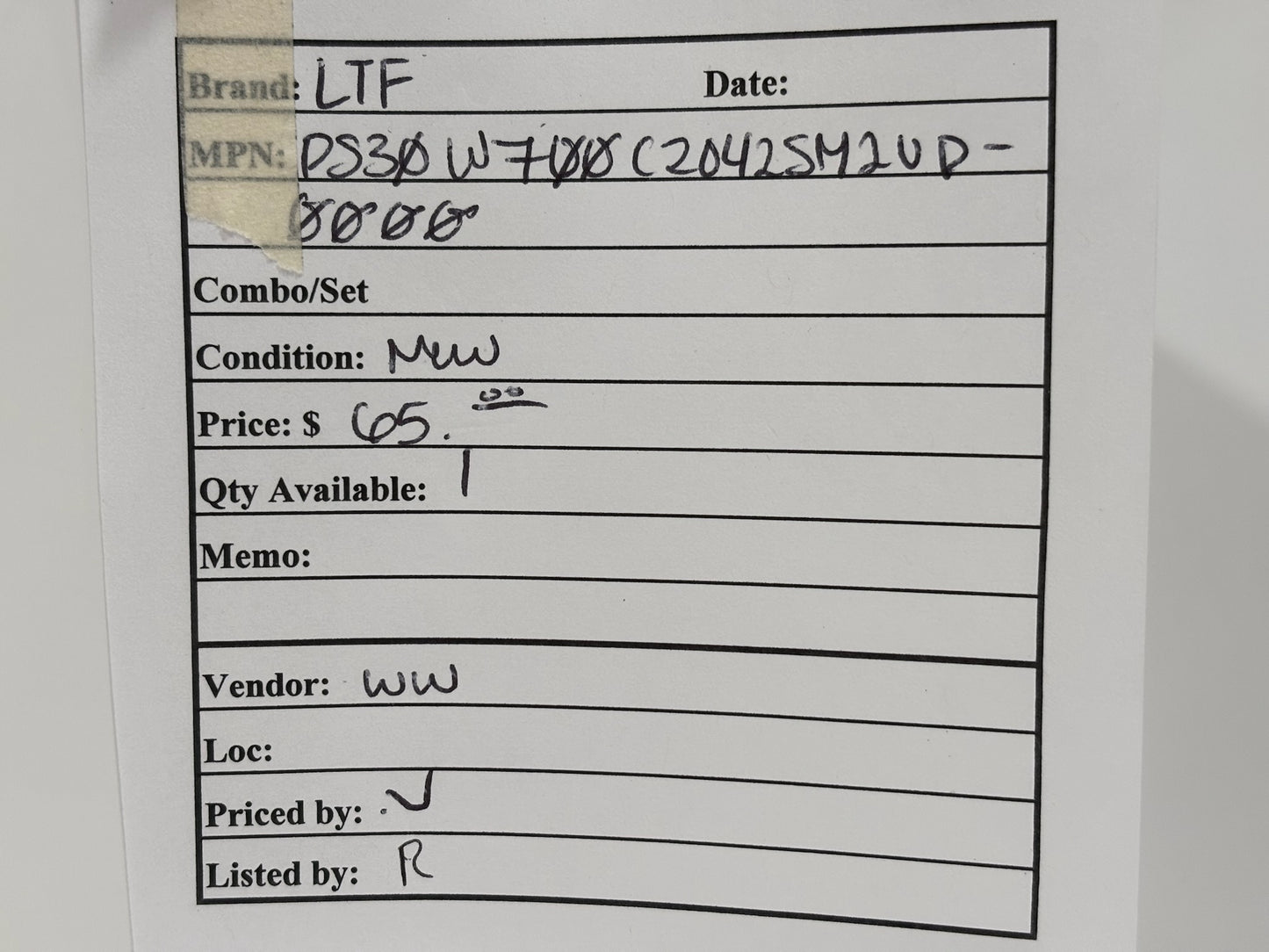 LTF DS30W700C2042SM2UD-0000 Class 2 Dimmable Led Driver 20‑42V