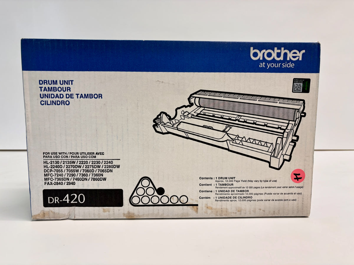 Genuine Brother DCP-7060D, HL-2280DW Black Drum Unit DR-420