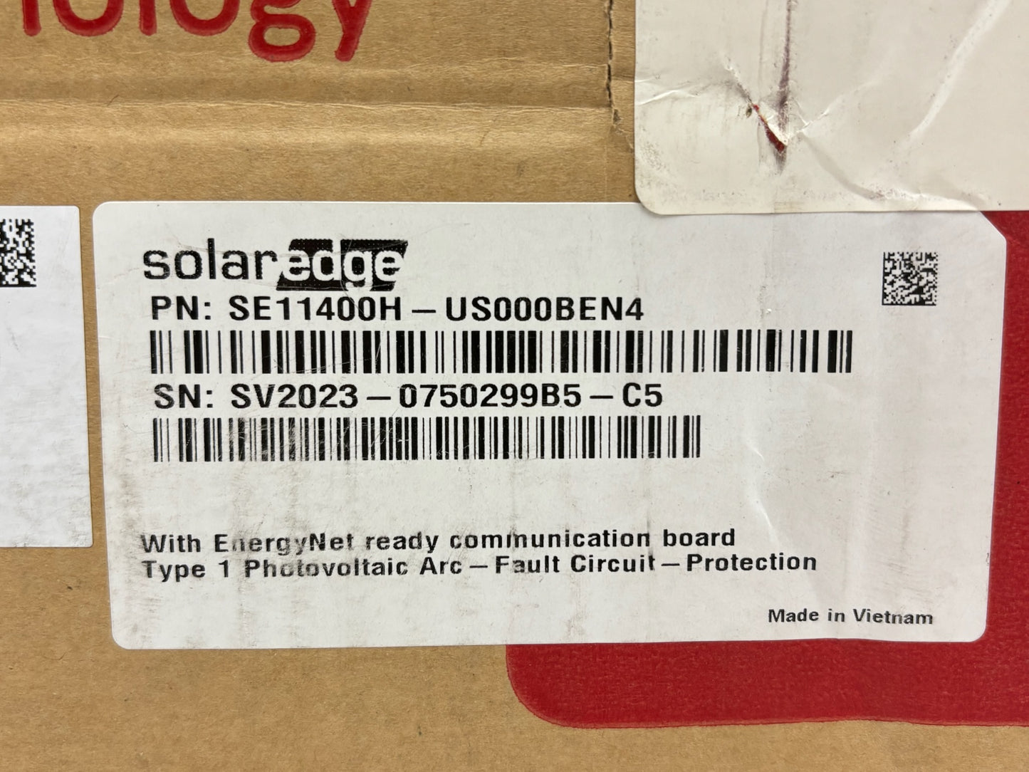 SolarEdge SE11400H US000BEN4 HD-Wave 11.4kW Single Phase Inverter NO DC unit