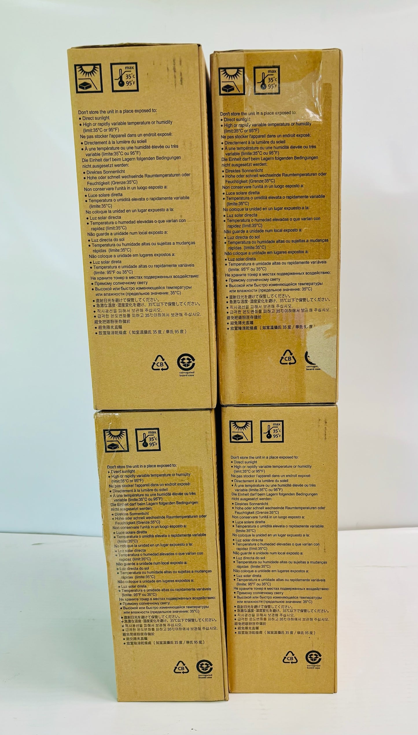Lot Of 4 Genuine KIP 600 Series Magenta,Yellow, & Black Toner (8 Toner Bottles)