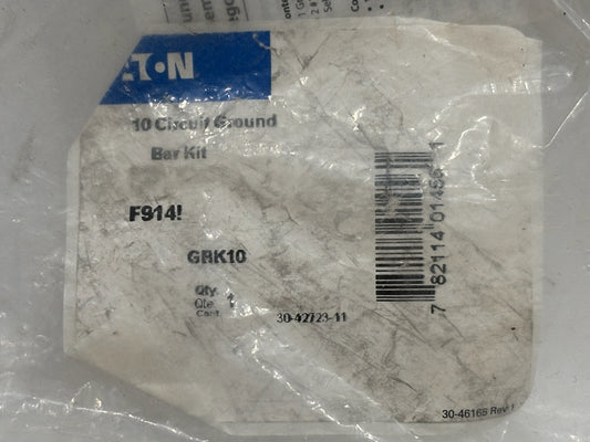 18 PC Eaton GBK10 Aluminum/Copper 10 Circuit ground Bar Kit