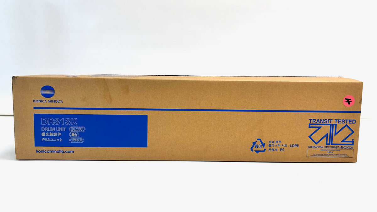 New Open Genuine Konica Minolta bizhub 308, 368 Drum Black Unit DR313K