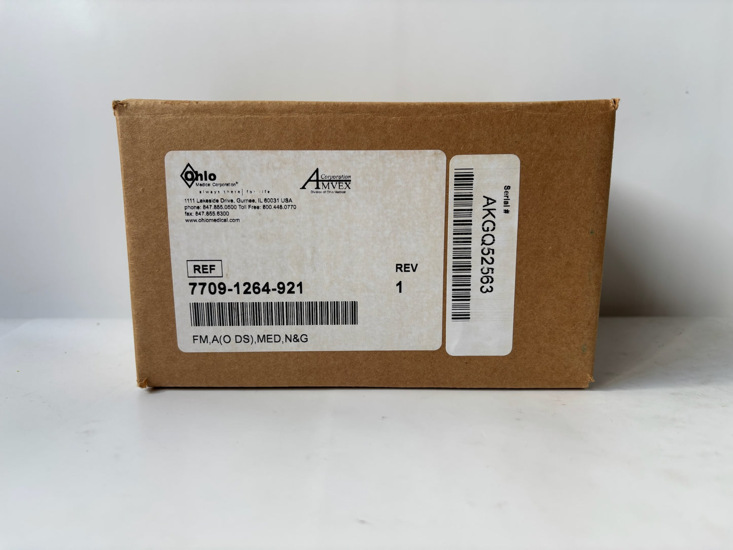 Ohio 7709-1264-921 FM,A(O DS), MED,N&G Pressure Compensated Flow Master