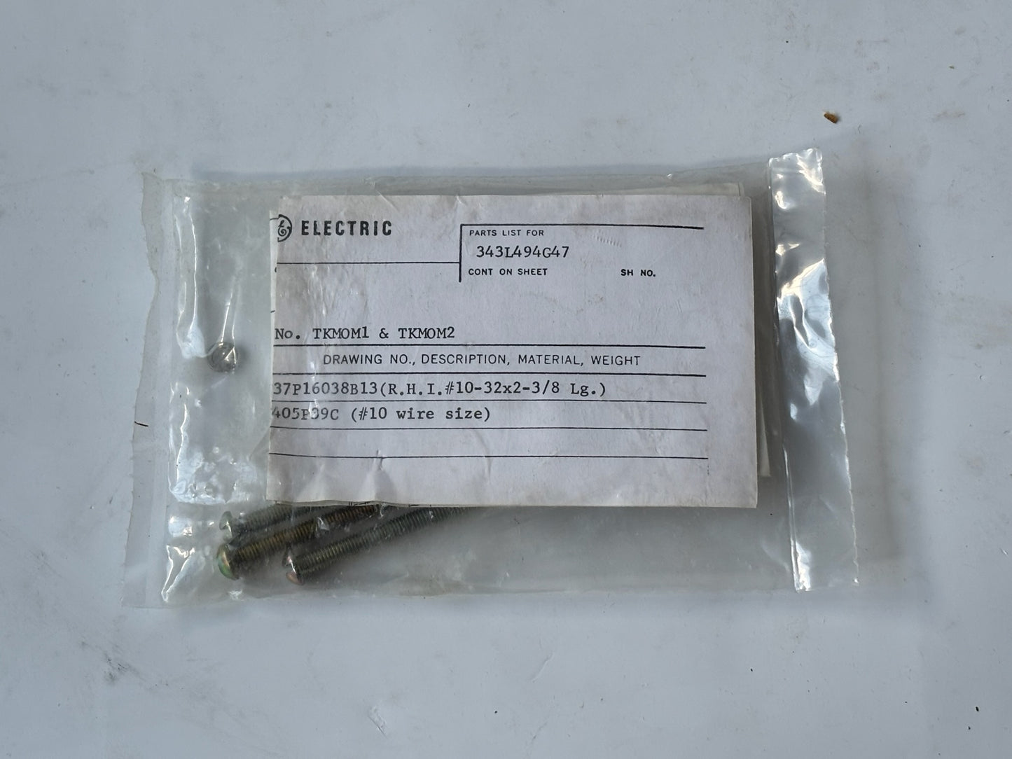 GE TKMHM1 Complete TDM Operator Spectra RMS Accessory N1/3R/12
