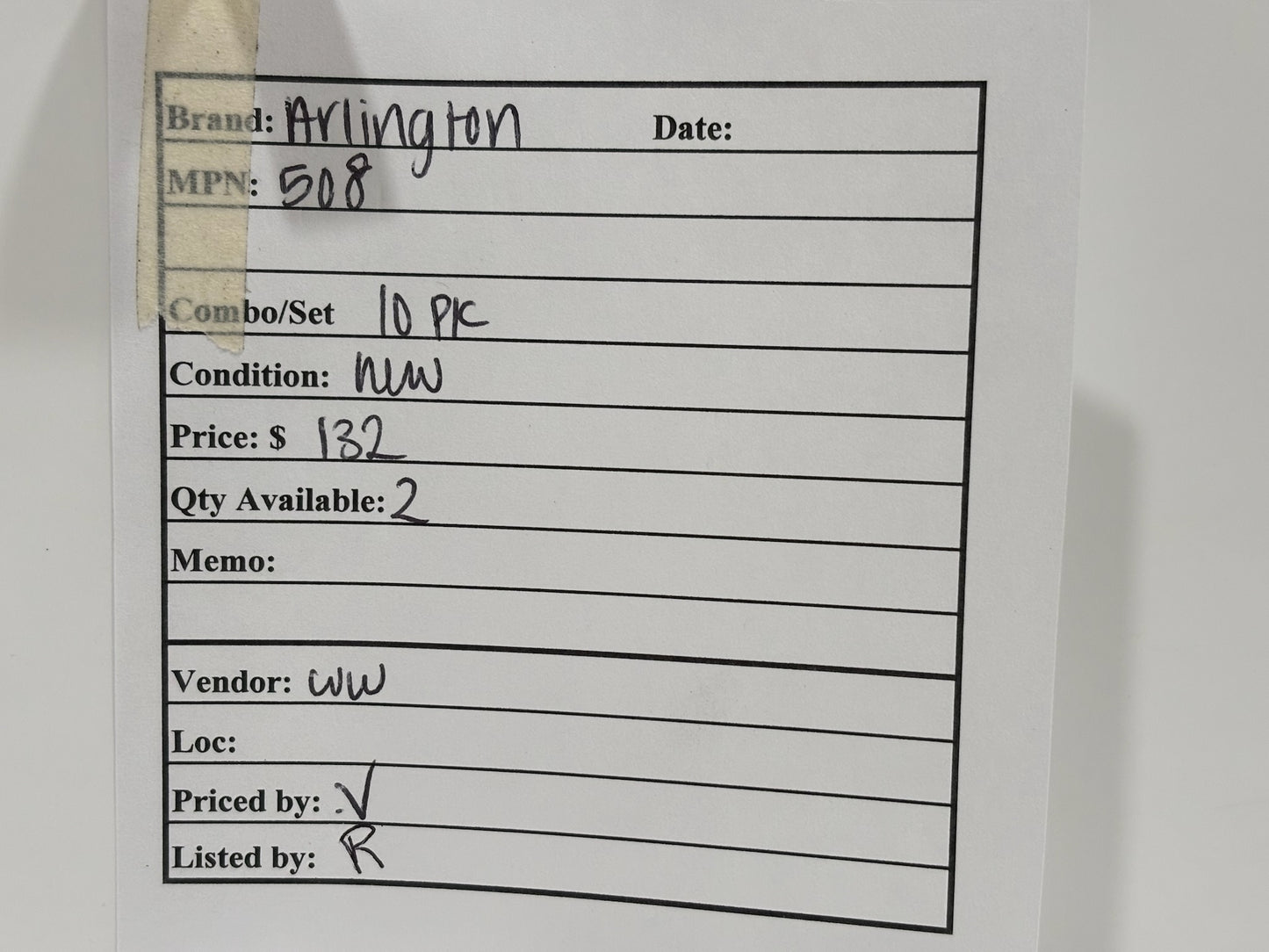 10 PK Arlington 508 Conduit Chase Nipple 3 Inch Zinc Die Cast