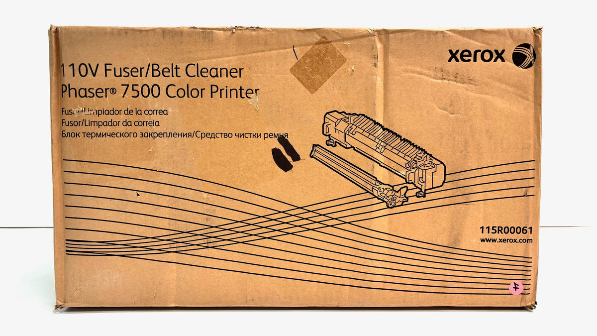 Open OEM Xerox Phaser 7500,7500DN Fuser W/ Belt Cleaning Assembly 115R00061-120V