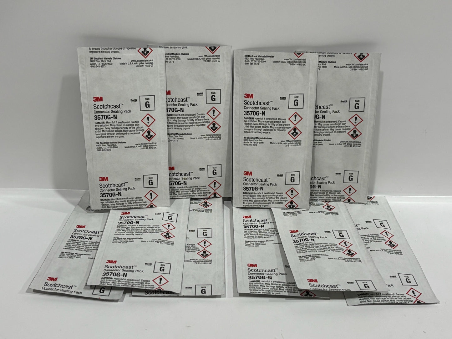 10 PK 3M  3570G‑N Scotchcast Connector Sealing Pack – 2‑Part Epoxy Resin