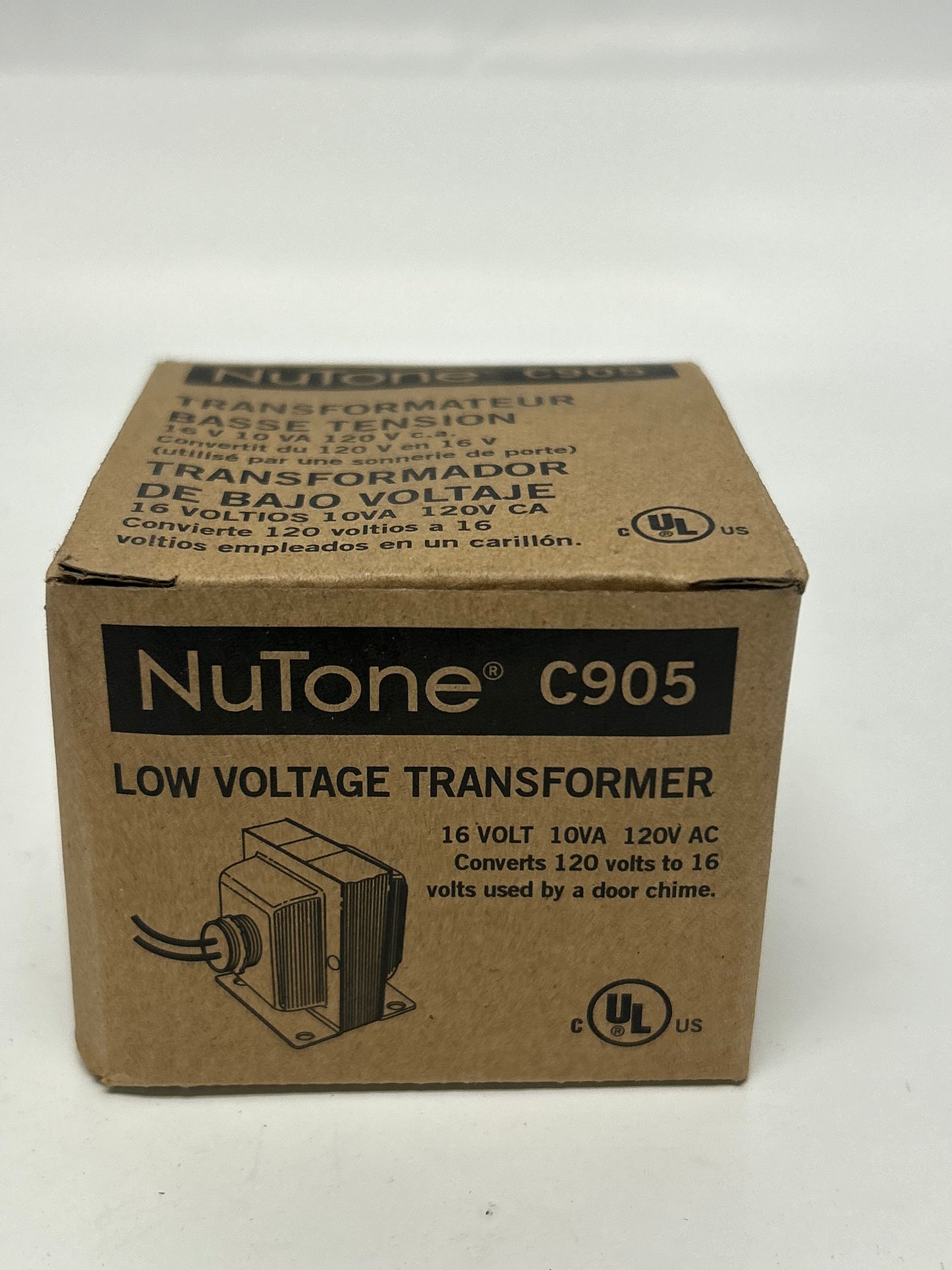 NuTone c905 Low Voltage Transformer 16Vol 10VA 120V AC (lot of 4)