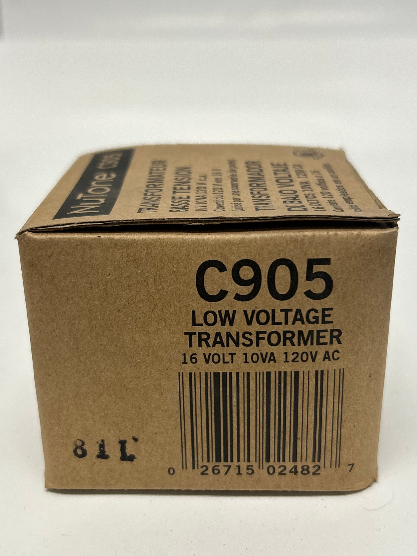 NuTone c905 Low Voltage Transformer 16Vol 10VA 120V AC (lot of 4)