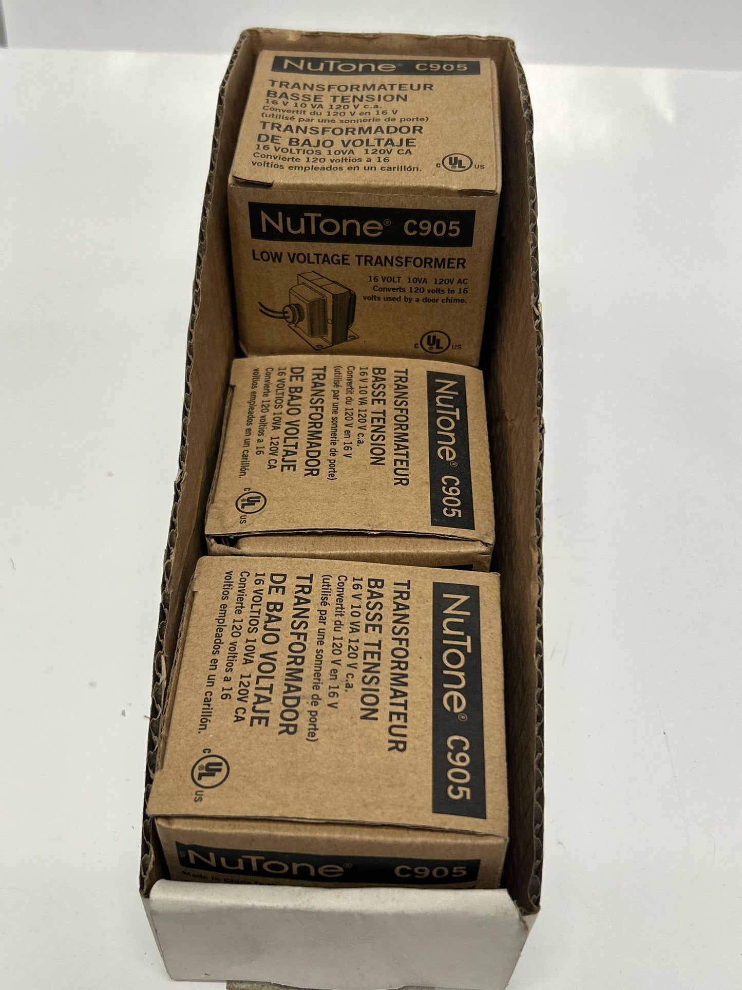 NuTone c905 Low Voltage Transformer 16Vol 10VA 120V AC (lot of 4)