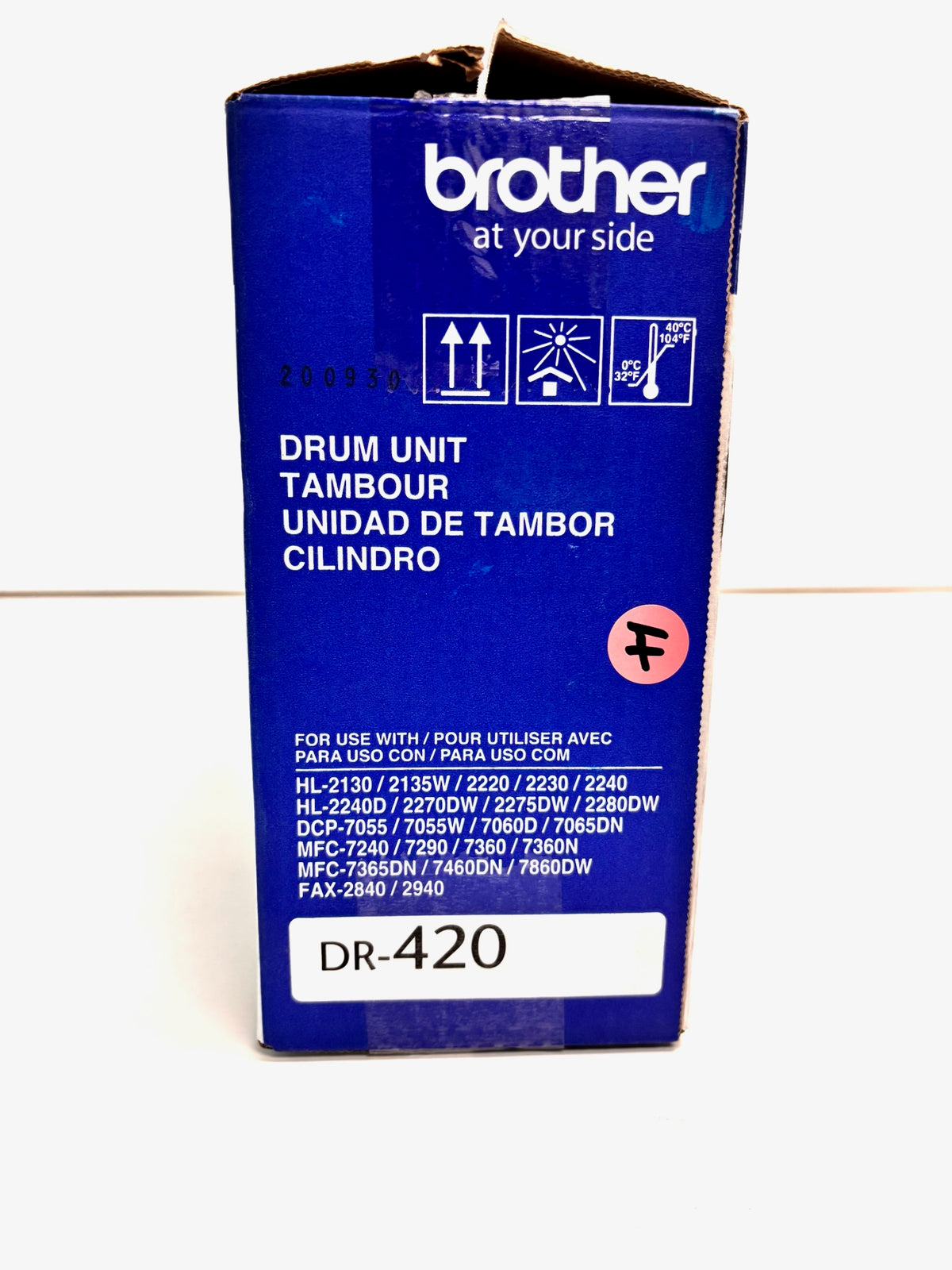 Open Genuine Brother DCP-7060D, HL-2280DW, MFC-7860DW Black Drum Unit DR-420