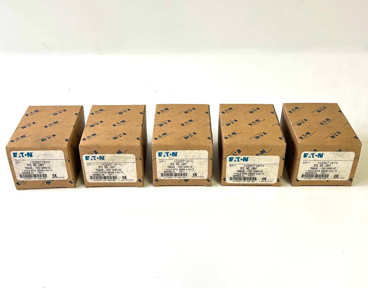 5PK Eaton 10250T181N 30.5 mm Heavy‑Duty Watertight/Oiltight Indicating Light 120 V