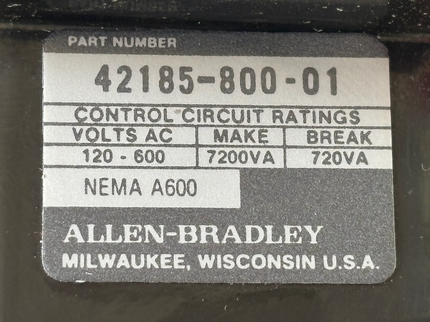 Allen-Bradley 505-A0A-A2F NEMA Size 0 Reversing Starter 3-Phase 115/120 V