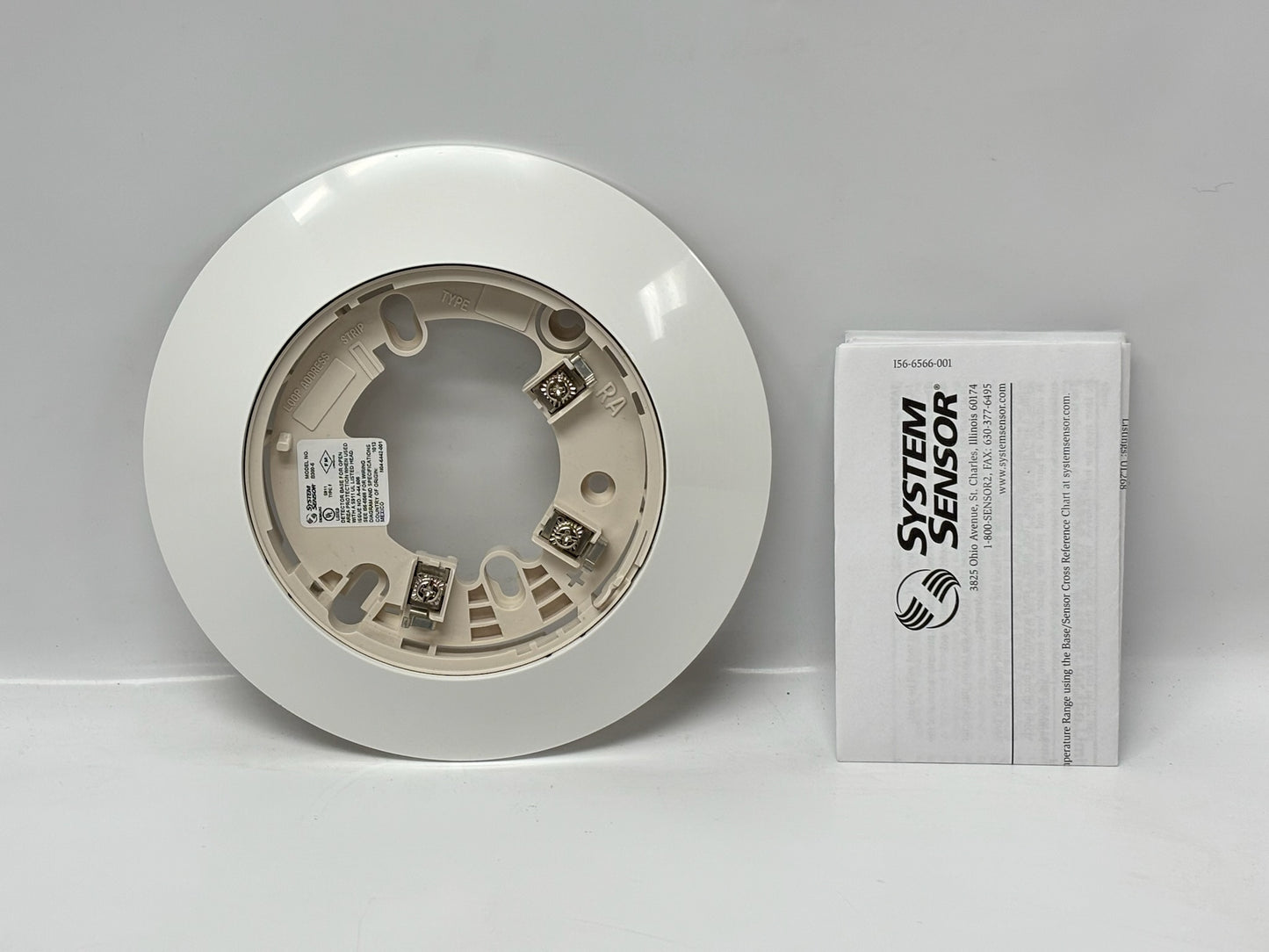 16 PK System Sensor B300-6 6-Inch Intelligent Detector Mounting Base, White