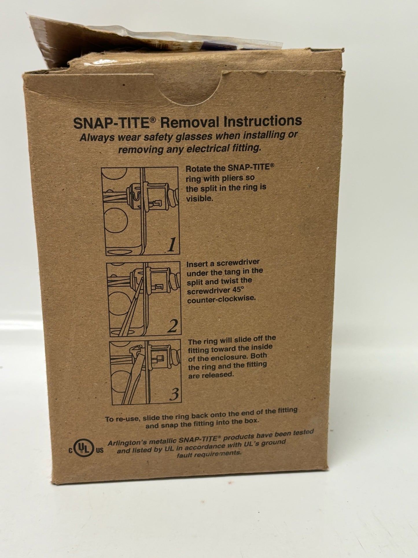New 25 PC Arlington  5010AST SNAPIT Connector AC,MCI,HCF - 580/780 Zinc Die Cast