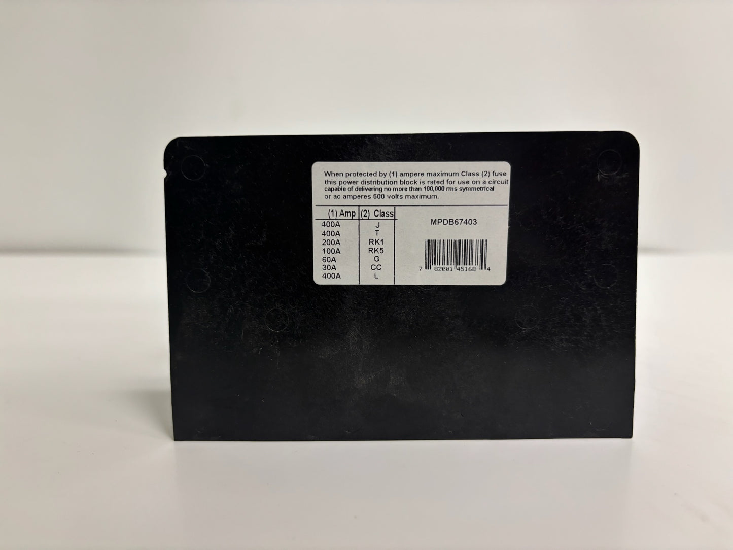 New No box Merson MPDB67403 Power Distribution Block, 3-Pole, 600V, 760A, Aluminum